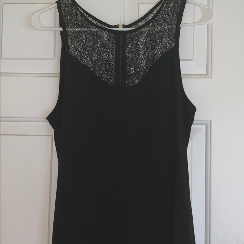 Black blouse with zipper